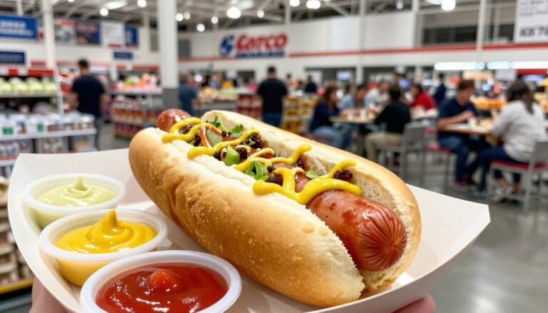 hot dog at costco calories