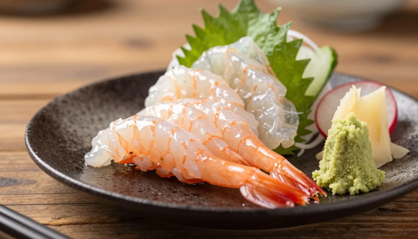 shrimp sashimi