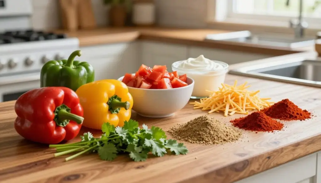 tex-mex pasta bake sauce ingredients and spices