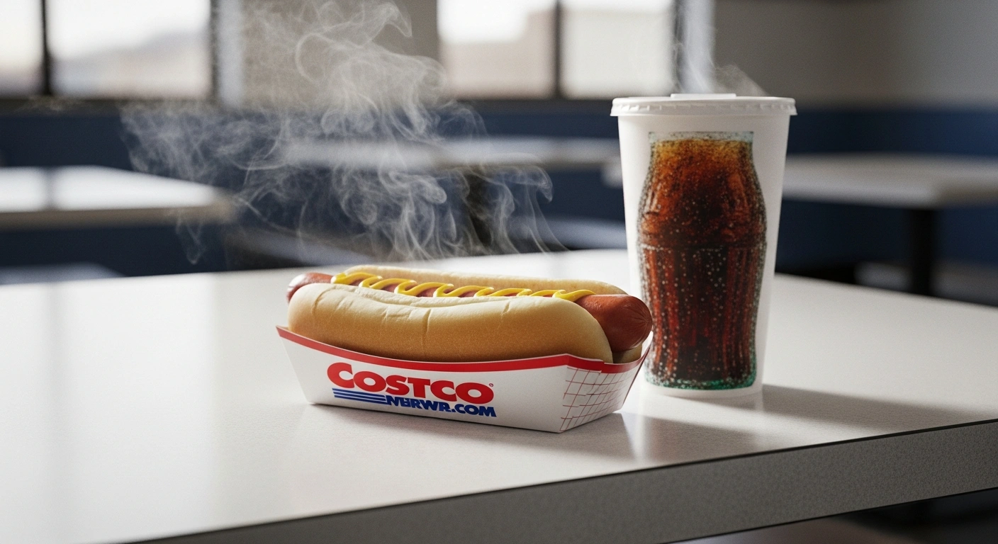 Costco food court hot dog and soda combo for $1.50