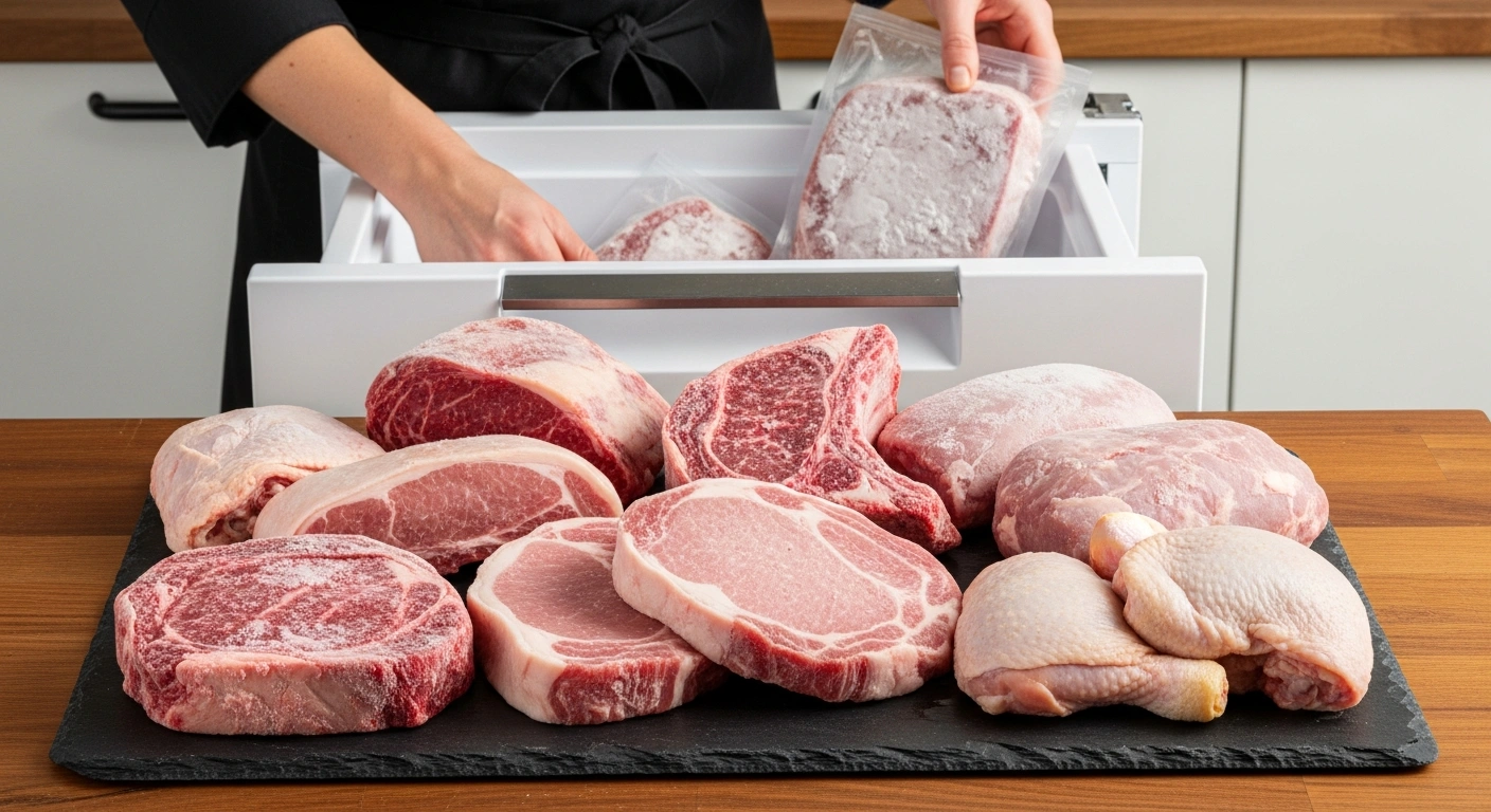 Can you cook frozen meat — frozen steaks and ground beef ready to cook