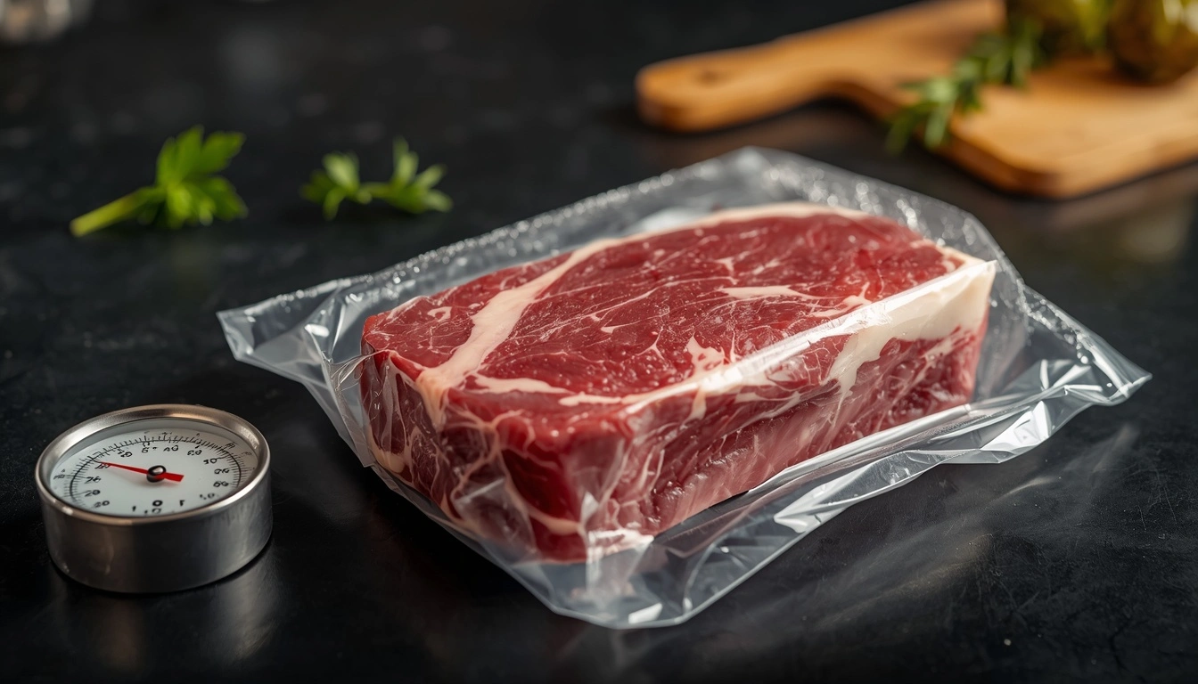 How Long Can You Freeze A5 Wagyu Beef with vacuum sealed Wagyu steak and freezer storage setup