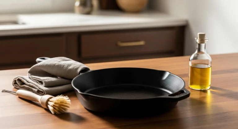 Clean cast iron skillet how to clean cast iron